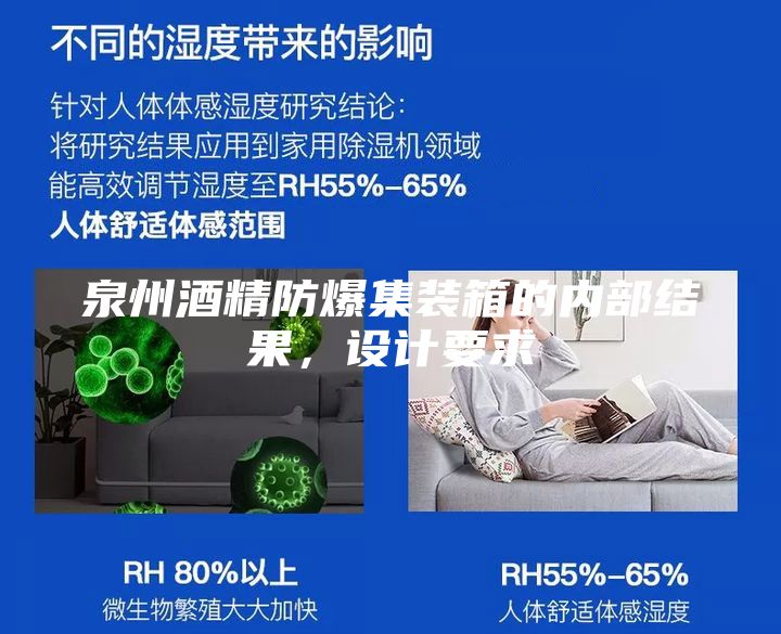 泉州酒精防爆集裝箱的內部結果，設計要求