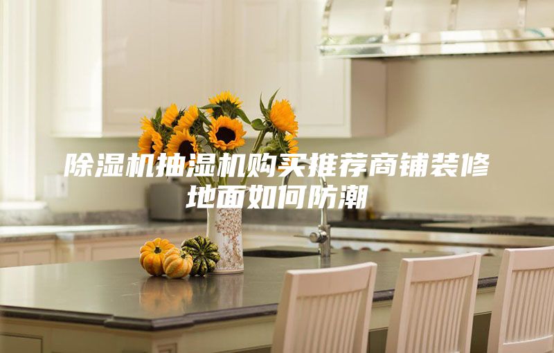 除濕機抽濕機購買推薦商鋪裝修地面如何防潮