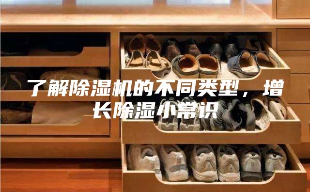 了解除濕機的不同類型,增長除濕小常識